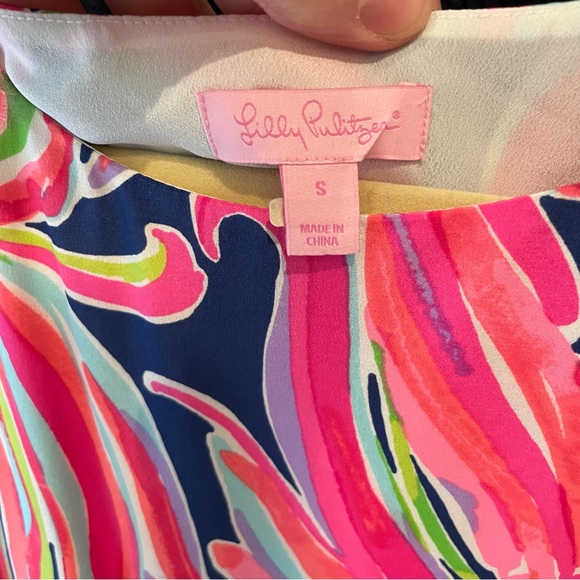 Lilly Pulitzer Jackie Shift Dress Silk Size Small - Picture 3 of 4